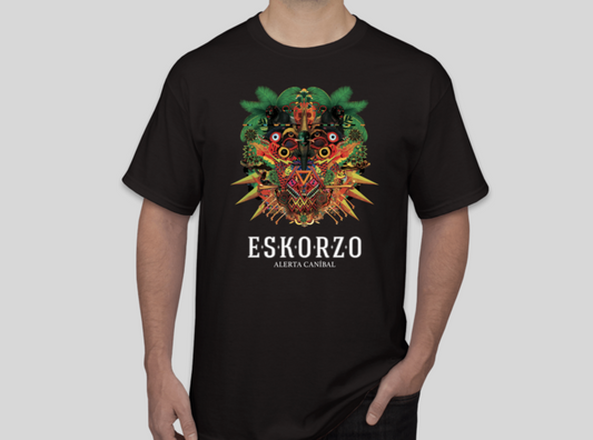 Eskorzo Alerta Canibal - Camiseta Unisex Negra