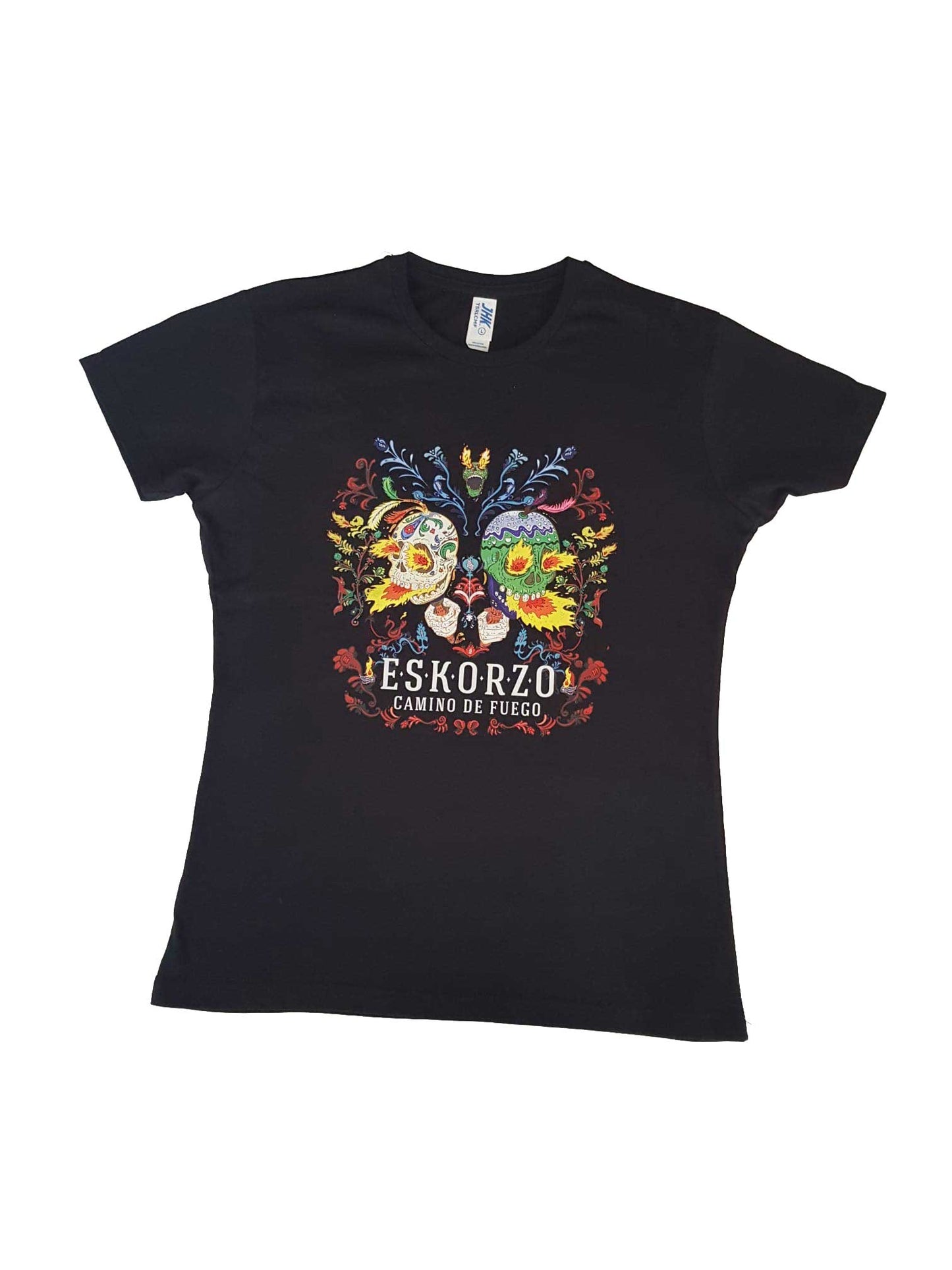 Eskorzo Camino de Fuego - Camiseta Unisex Negra
