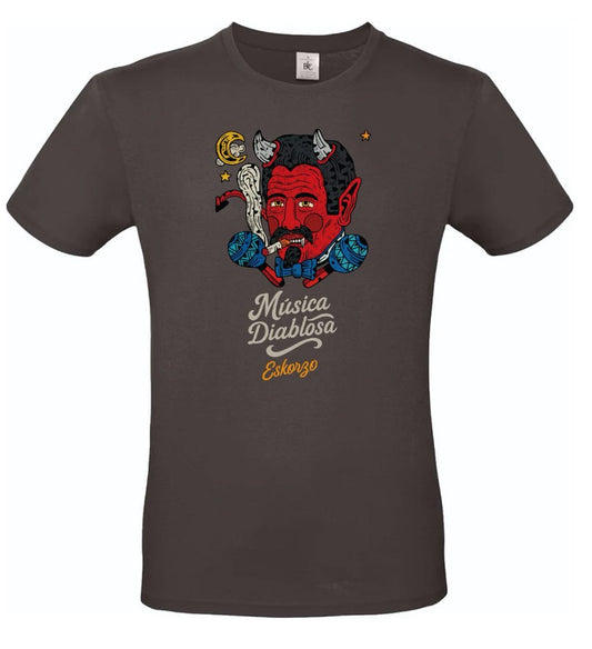 Eskorzo Diablosa - Camiseta Marrón